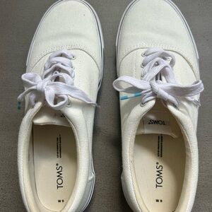 TOMS Women's Off-White Canvas Sneakers